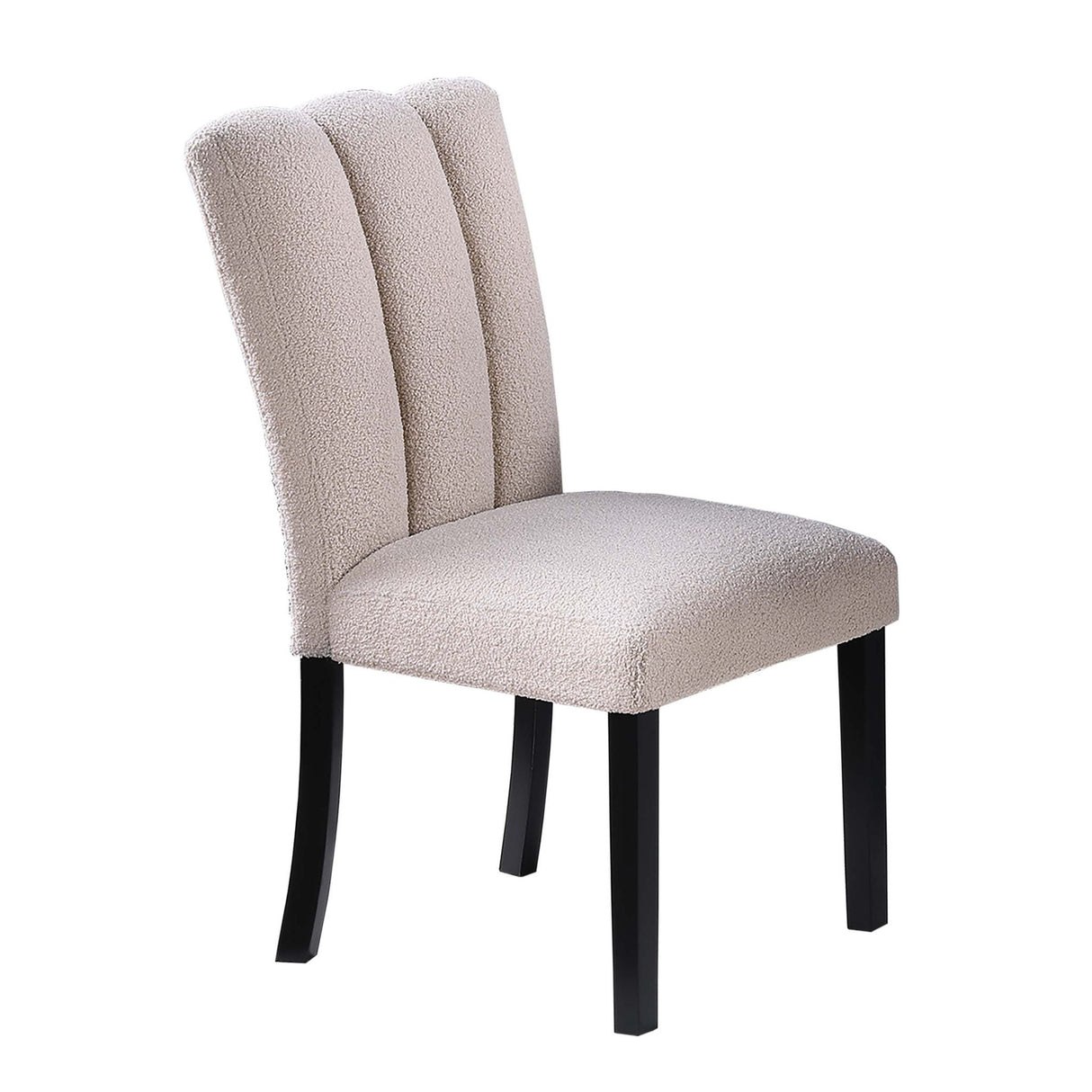 2 Tone Dining Table Set With Upholstered Side Chairs
