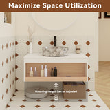 Floating Bathroom Vanity With Vessel Sink