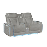 Electra - Power Reclining Set With Power Headrests, Massage And LED Lighting