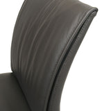 Velena - Full Back Top Grain Leather Upholstered Wood Dining Chairs (Set of 2) - Cola