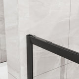 Corner Sliding Shower Door Combo With Base (No Drain Kit)