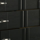 Opel - 6 Drawer Dresser - Black