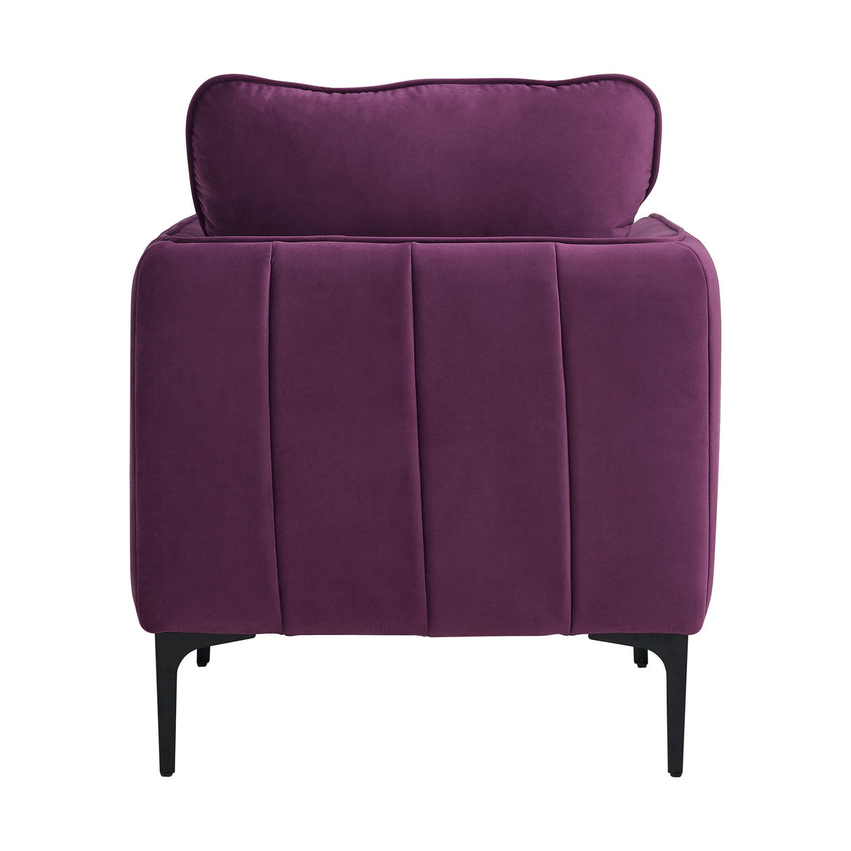 Rae Lavish Purple Velvet Accent Chair