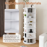 Rotating Shoe Rack Tower
