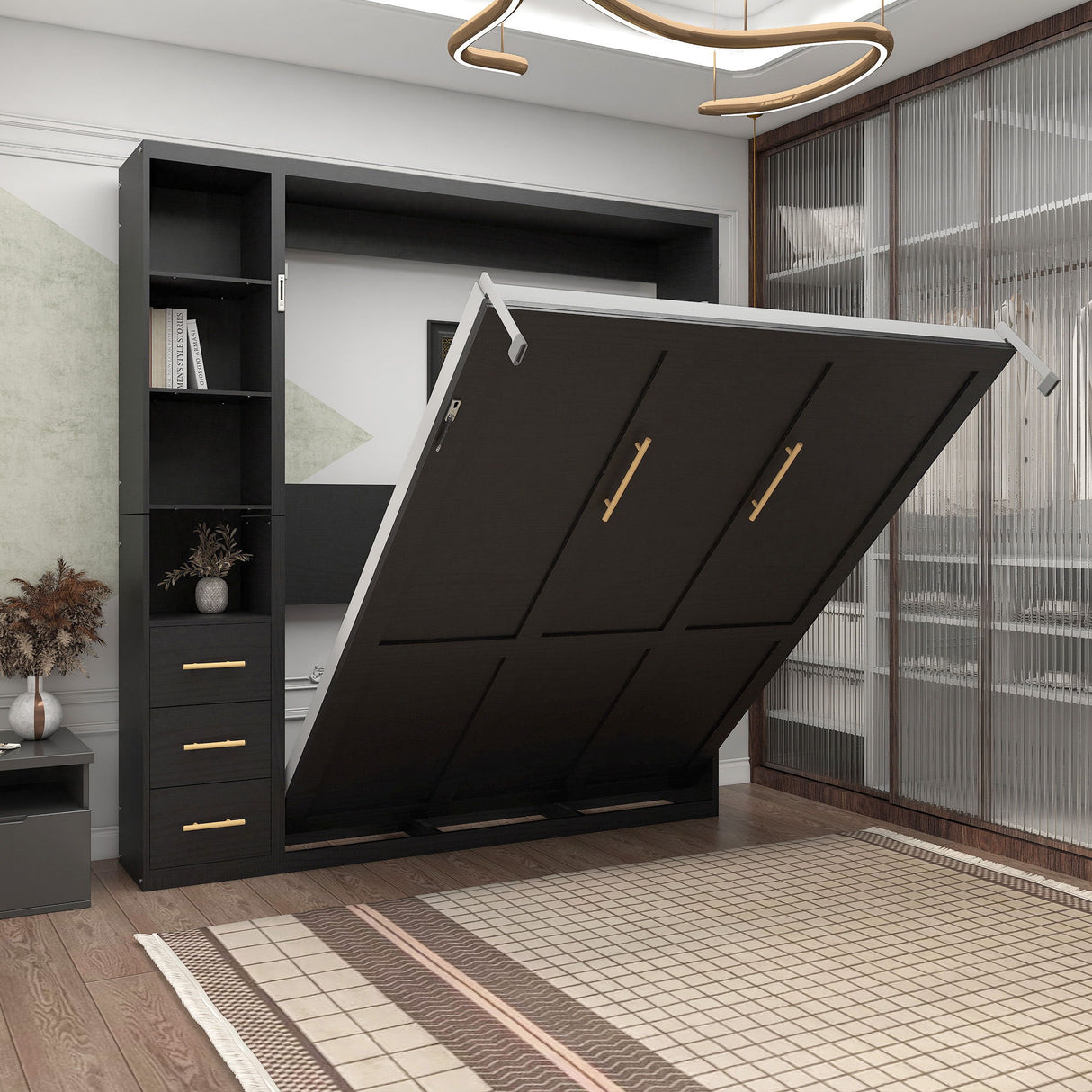 Multifunctional Vertical Murphy Wall Bed