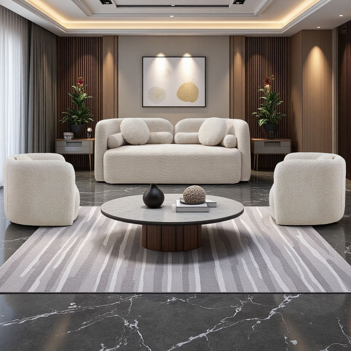 Japandi Living Room Set