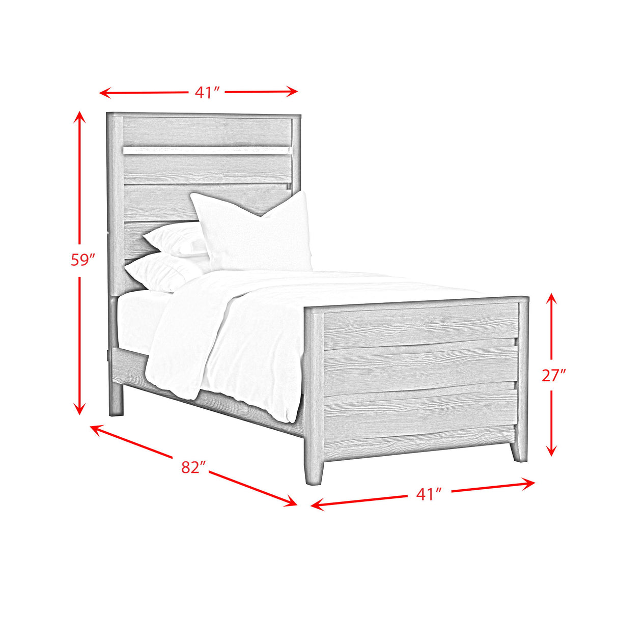 Tobias - Bed With LED