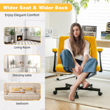Criss Cross Armrest Office Chair With Wheels