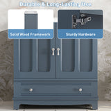 Bathroom Vanity With Sink, Cabinet With Adjustable Shelf And Drawer Divider