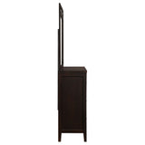 Lakewood - 6 Drawer Dresser With Mirror - Cappuccino