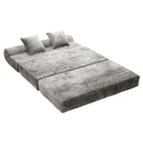 Convertible Design Sofa Bed, 2 Seater Fold Out Floor Couch