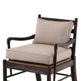 Paxton - Occasional Chair - Dark Brown / Beige