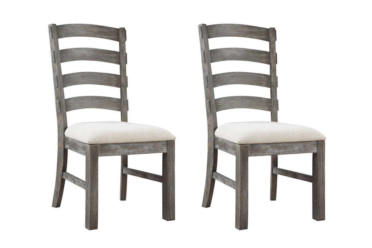 Rusti - Upholstered Dining Chairs (Set of 2) - Brown - Chair Sets - Alpine Outlets
