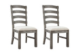 Rusti - Upholstered Dining Chairs (Set of 2) - Brown - Chair Sets - Alpine Outlets
