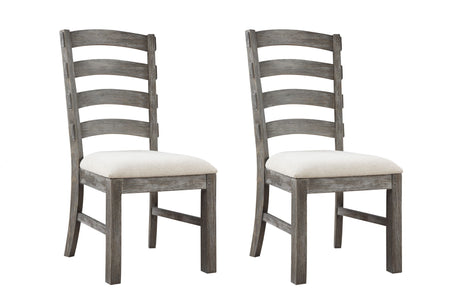 Rusti - Upholstered Dining Chairs (Set of 2) - Brown - Chair Sets - Alpine Outlets