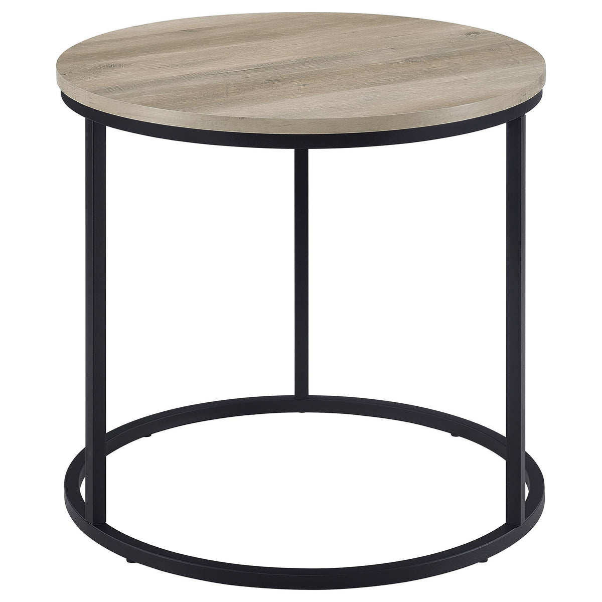 Arrize - Round Side End Table - Pine Wood
