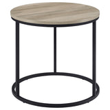 Arrize - Round Side End Table - Pine Wood