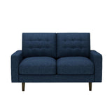 Loveseat Sofa, Tufted Back Upholstered 2 Seat Couch