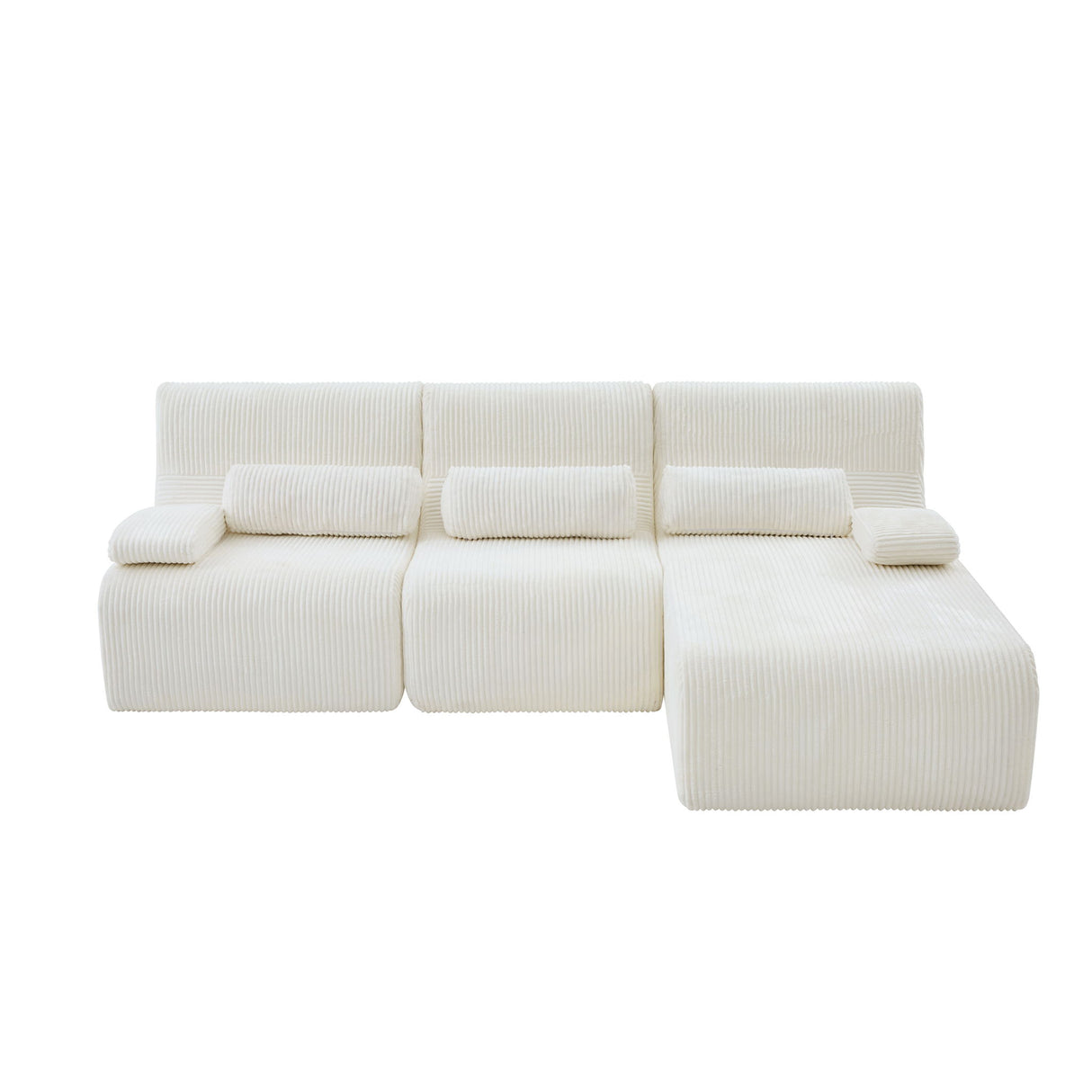 Oversized Sectional Sofa, Living Room Seating With Modular Design