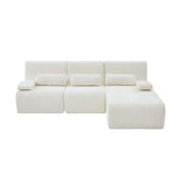 Oversized Sectional Sofa, Living Room Seating With Modular Design