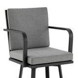 Arnauld - 30" Outdoor Patio Swivel Bar Stool Set