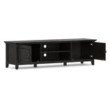 Amherst - Low TV Media Stand - Hickory Brown