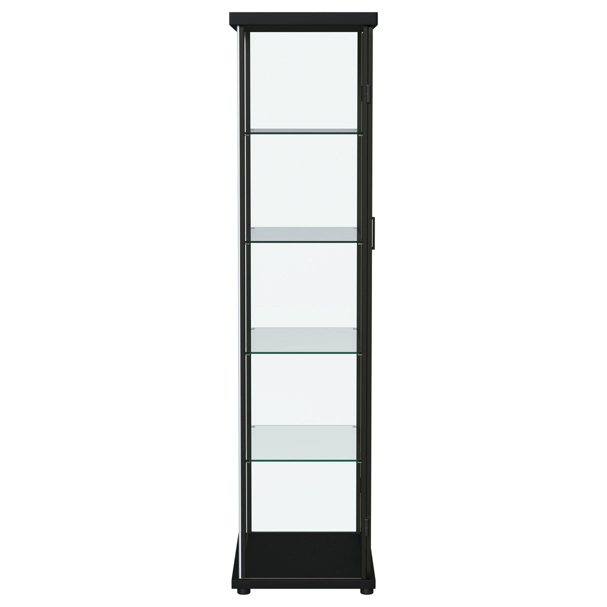 Nevra - 4 Shelf Display LED Curio Cabinet