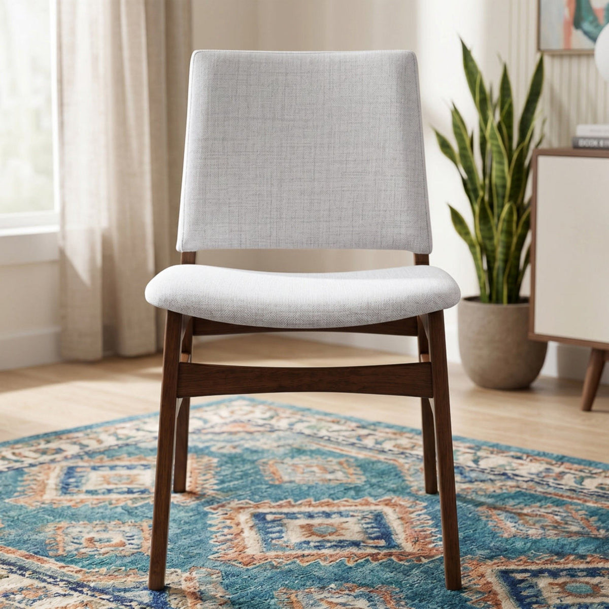 Gusto - Dining Chair (Set of 2) - Brown / Light Gray