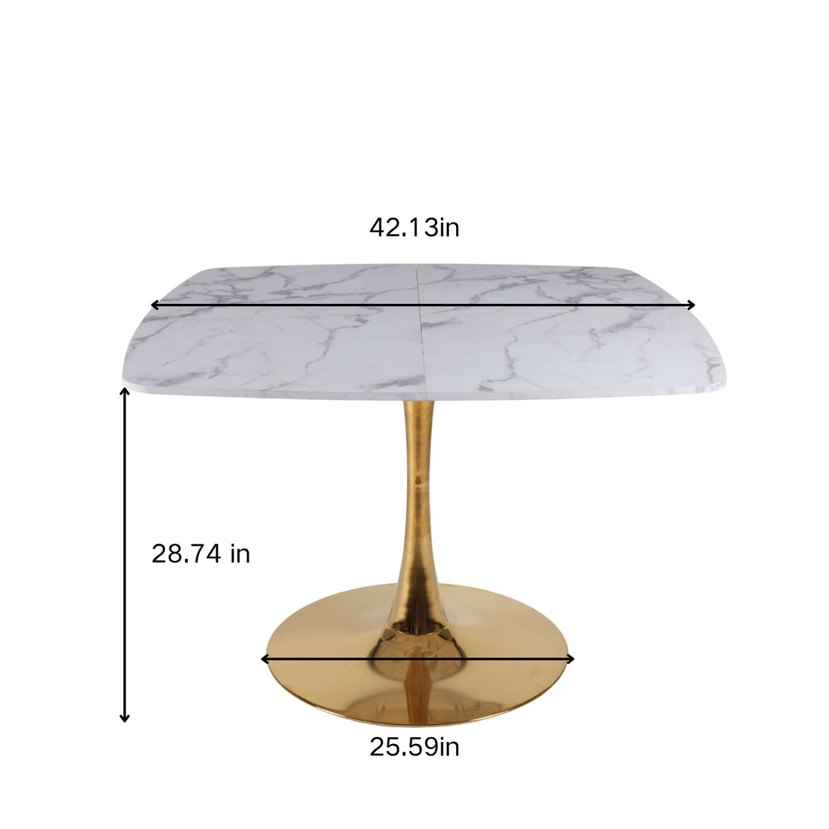 Modern Square Tulip Dining Table