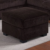 Modern Sectional Set With Cocktail Ottoman