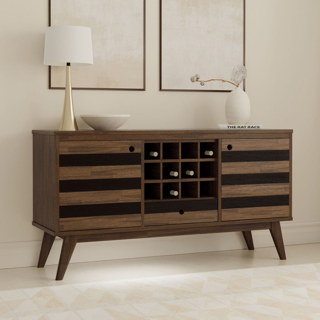 Clarkson - Sideboard With Storage - Brown