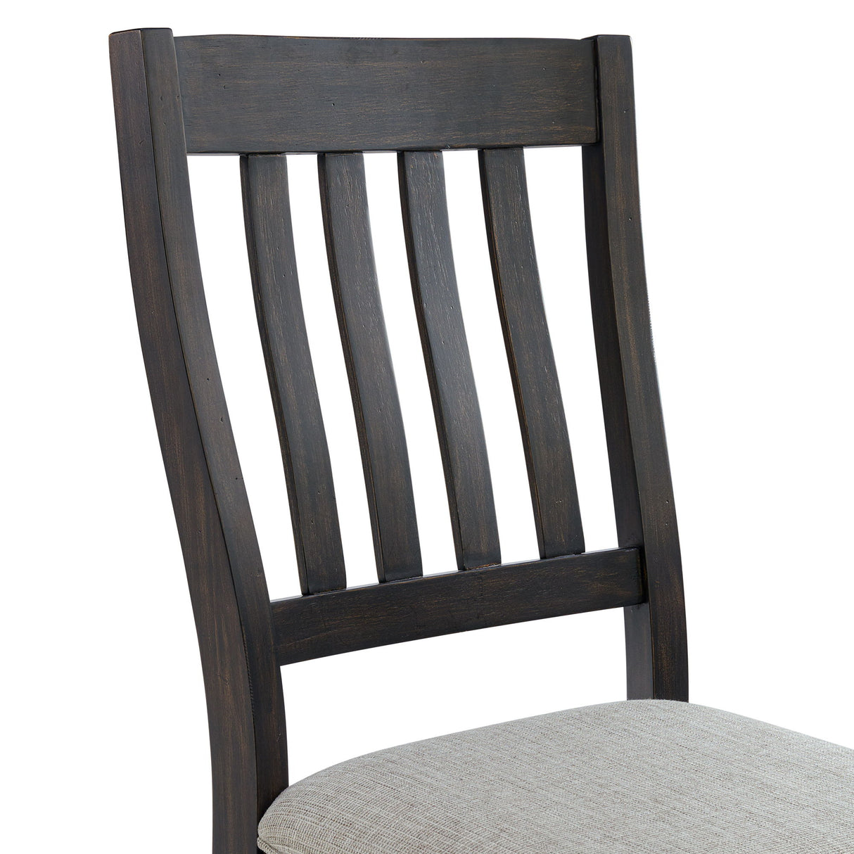 Montrose - Fabric Dining Side Chair (Set of 2) - Espresso / Light Gray