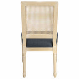 Dining Chairs With Square Back (Set of 2)