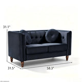 Chesterfield Loveseat 2 Seater Couch For Living Room