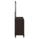 Navarro - 6 Drawer Dresser With Mirror - Brown
