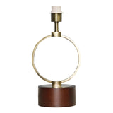 Bedroom Table Lamp With Circular Design - White