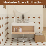 Floating Bathroom Vanity With Vessel Sink