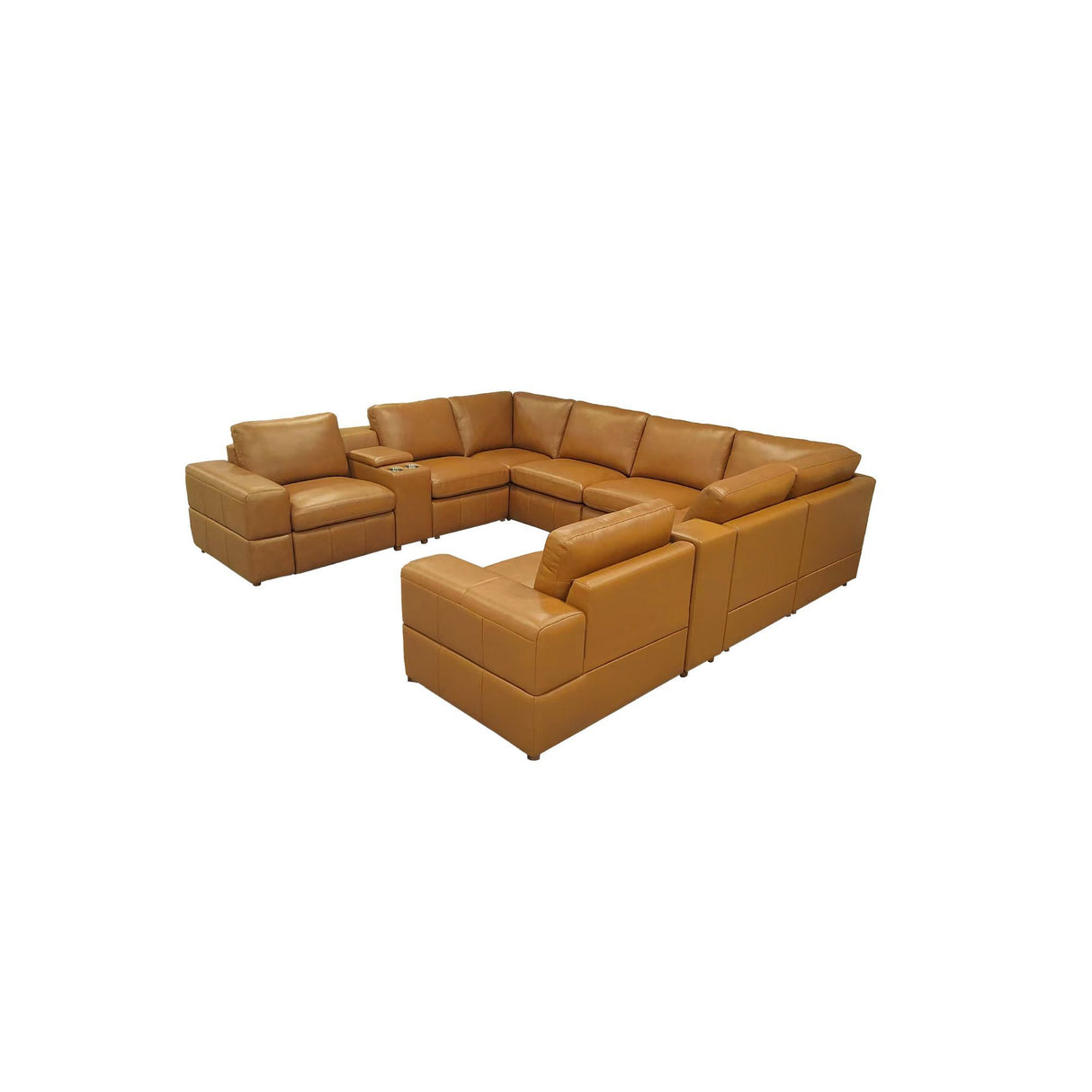 Modular Sectional With Large Square Arms