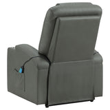 Macklin - Power Lift Massage Recliner With Heat And Dual Cupholders