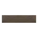 Yellowstone - Dining Bench With Metal Bar Cross - Medium Brown