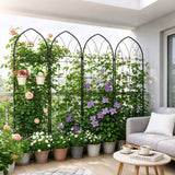 Metal Garden Trellis Rustproof Trellis For Climbing Plant, Outdoor Flower Support