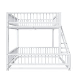 Bunk Bed With Ladder And Safety Guardrails