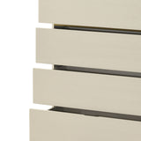 Stanley - 5 Drawer Chest With Crocodile Texture - Gray