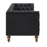 Chesterfield Sofa With Flared Arms For Living Room