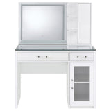Kerr - 2 Drawer Makeup Vanity Table With Mirror And Stool