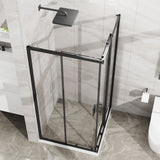 Square Corner Shower Enclosure, Adjustable Frame