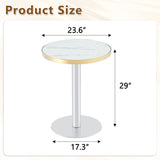 Elegant Modern Round Bistro Table