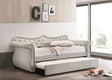 Adkins - Twin Daybed With Trundle - Beige - Daybeds - Alpine Outlets