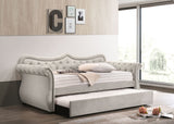 Adkins - Twin Daybed With Trundle - Beige - Daybeds - Alpine Outlets