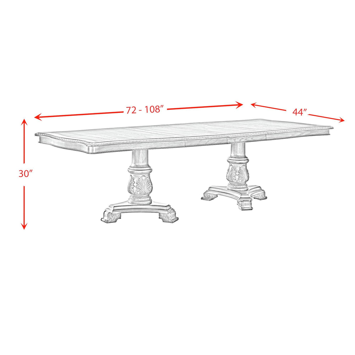 Madison Park - Rectangular Dining Table With 2 Leaves - Walnut